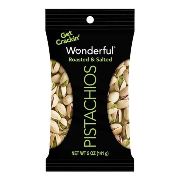 Wonderful Pistachios Roasted & Salted, Pistachos, 5 OZ