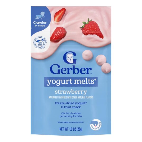 Gerber Graduates Melts, Strawberry, 1 OZ