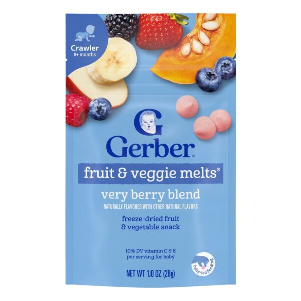 Gerber Graduates Melts, Very Berry Blend, 1 OZ