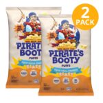 Pirate's Booty, Aged White Cheddar Blast, 4 OZ (Pack de 2)