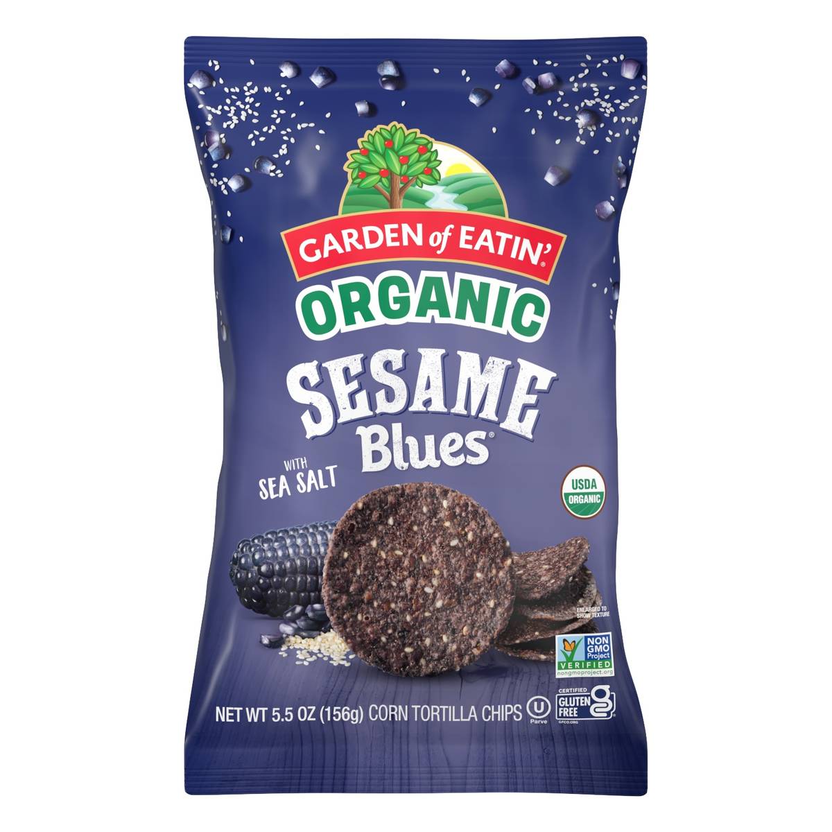 Garden of Eatin' Sesame Blues, Tortilla Chips, 5 Garden of Eatin' Sesame Blues, Tortilla Chips, 5.5 OZ