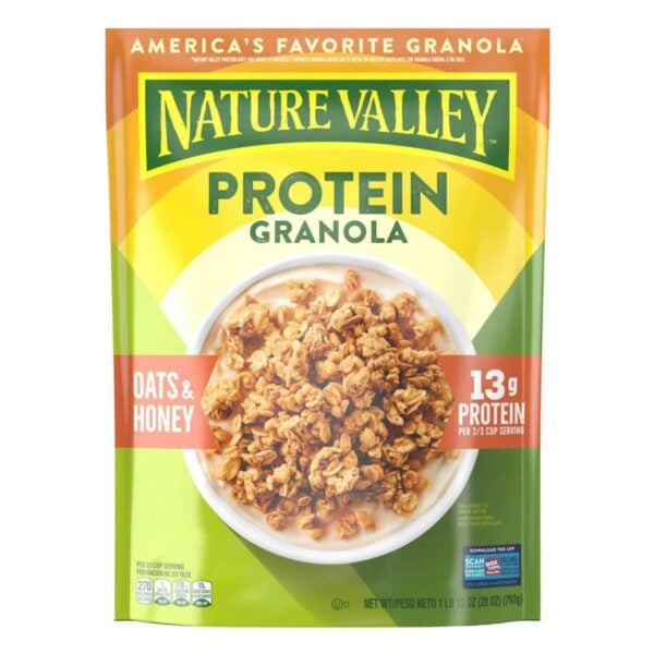 Nature Valley Protein Granola, Oats & Honey, 28 OZ