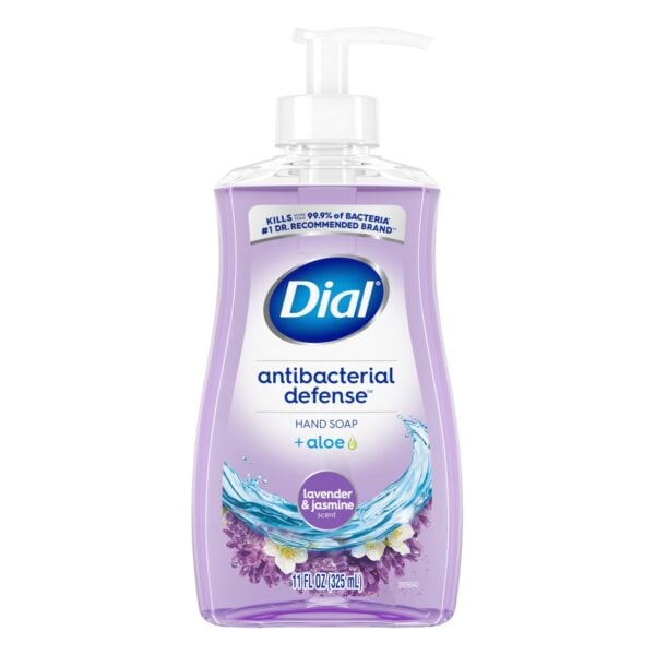 Dial Lavender & Jasmine, Jabón de Manos Antibacterial, 11 OZ