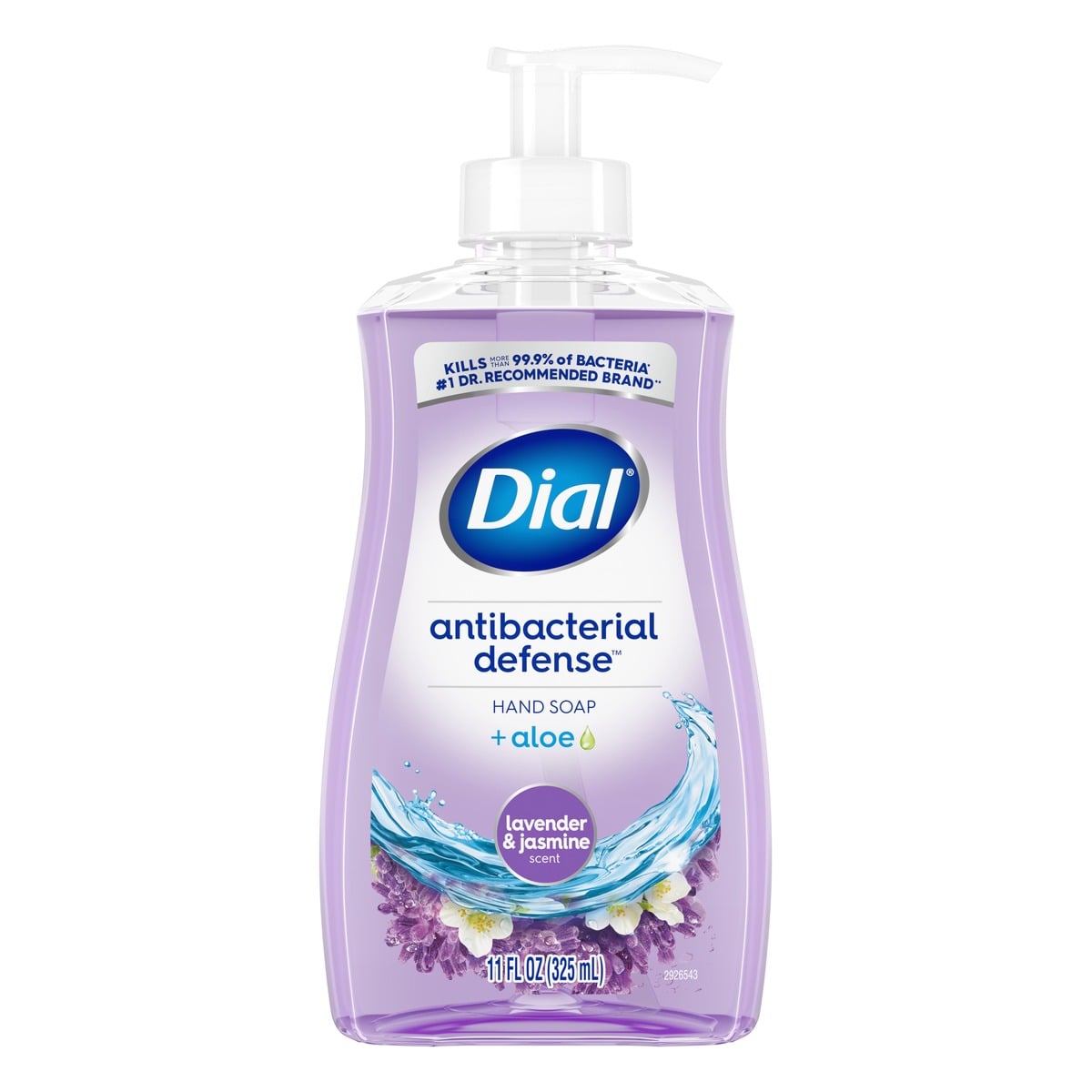 Dial Lavender & Jasmine, Jabón de Manos Antibacterial, 11 OZ 1 Dial Lavender & Jasmine, Jabón de Manos Antibacterial, 11 OZ