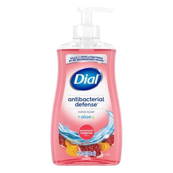 Dial Pomegranate & Tangerine, Jabón de Manos Antibacterial, 11 OZ