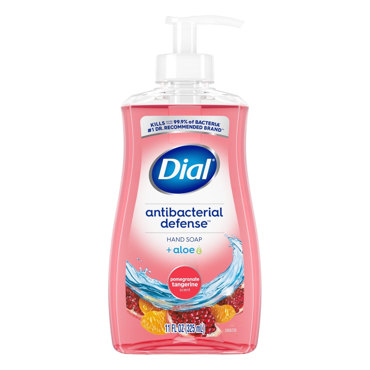 Dial Pomegranate & Tangerine, Jabón de Manos Antibacterial, 11 OZ 1 Dial Pomegranate & Tangerine, Jabón de Manos Antibacterial, 11 OZ