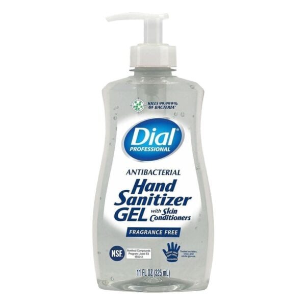 Dial Professional, Gel Antibacterial para Manos, Sin Fragancia, 11 OZ