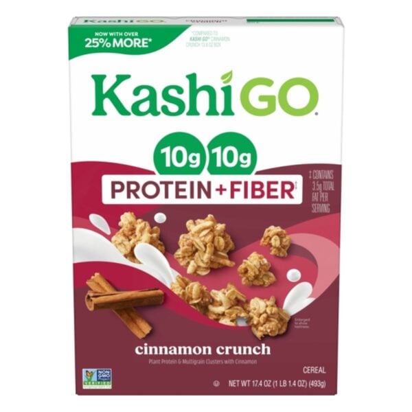 Kashi GO Cereal, Cinnamon Crunch, 17.4 OZ