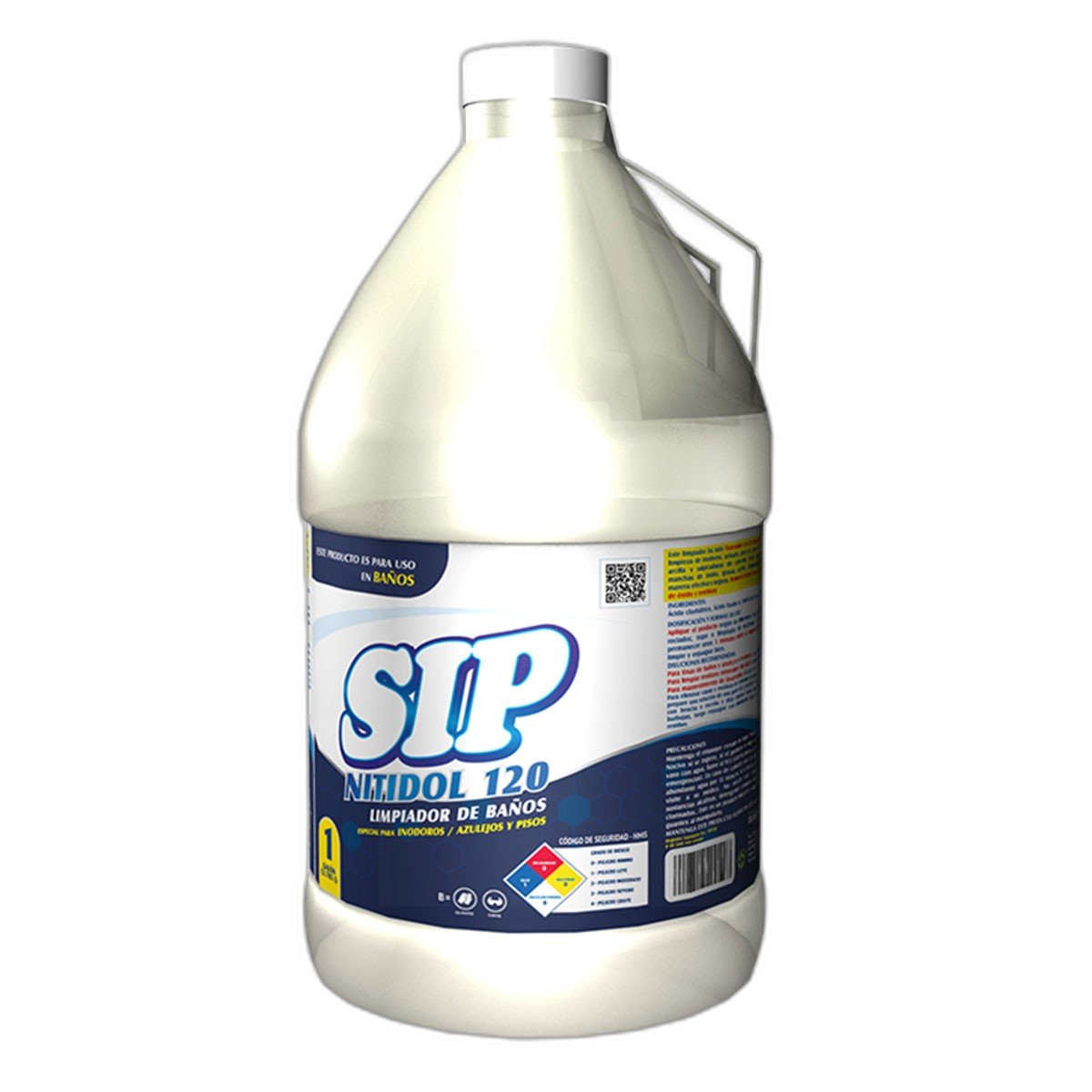 SIP Nitidol 120, Limpiador de Baños, 1 Galón 1 SIP Nitidol 120, Limpiador de Baños, 1 Galón