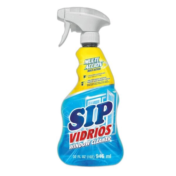 SIP Vidrios, Limpiador de Vidrios y Superficies 946 ml