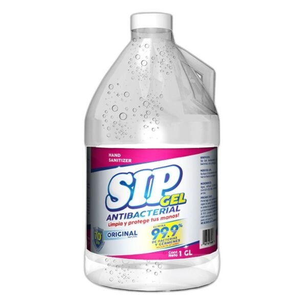 SIP Gel Antibacterial Alcoholado, 1 Galón