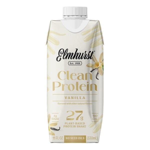 Elmhurst Protein Drink, Vanilla Bean, 11 OZ