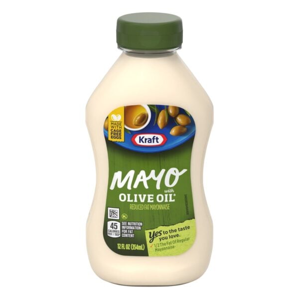 Kraft Mayonesa, Olive Oil, 12 OZ