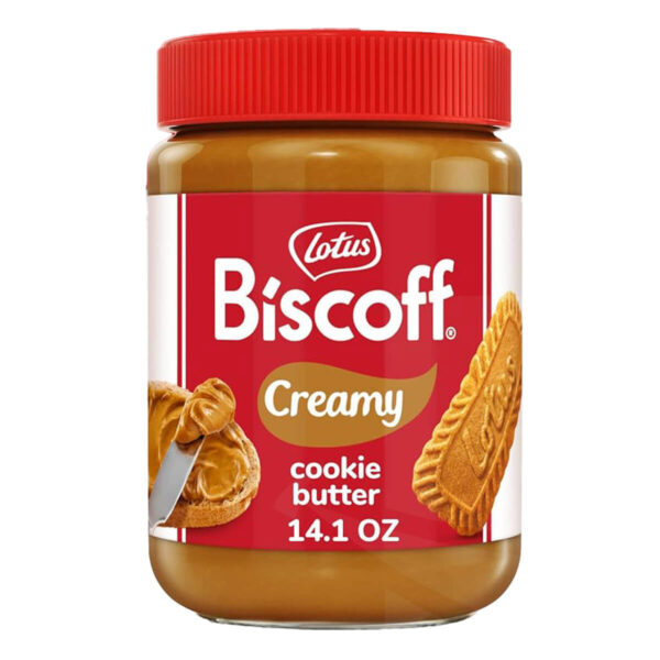 Lotus Biscoff Creamy Cookie Butter Spread, 14.1 OZ