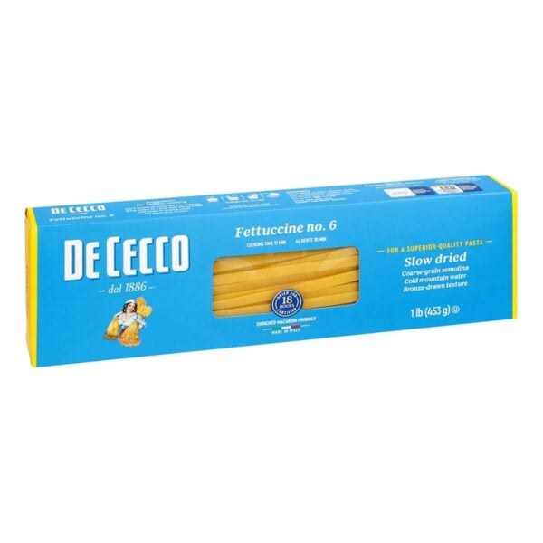 De Cecco Pasta Fettuccine No. 6, 454 gr