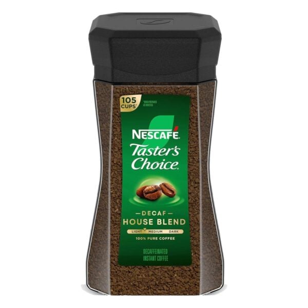 Nescafé Café Instantáneo Taster's Choice Decaf House Blend Frasco, 7 OZ