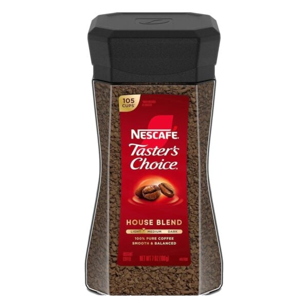 Nescafé Café Instantáneo Taster's Choice House Blend Frasco, 7 OZ