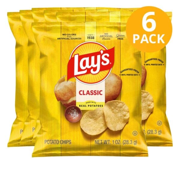 Lay’s, Classic, 1 OZ (Pack de 6)