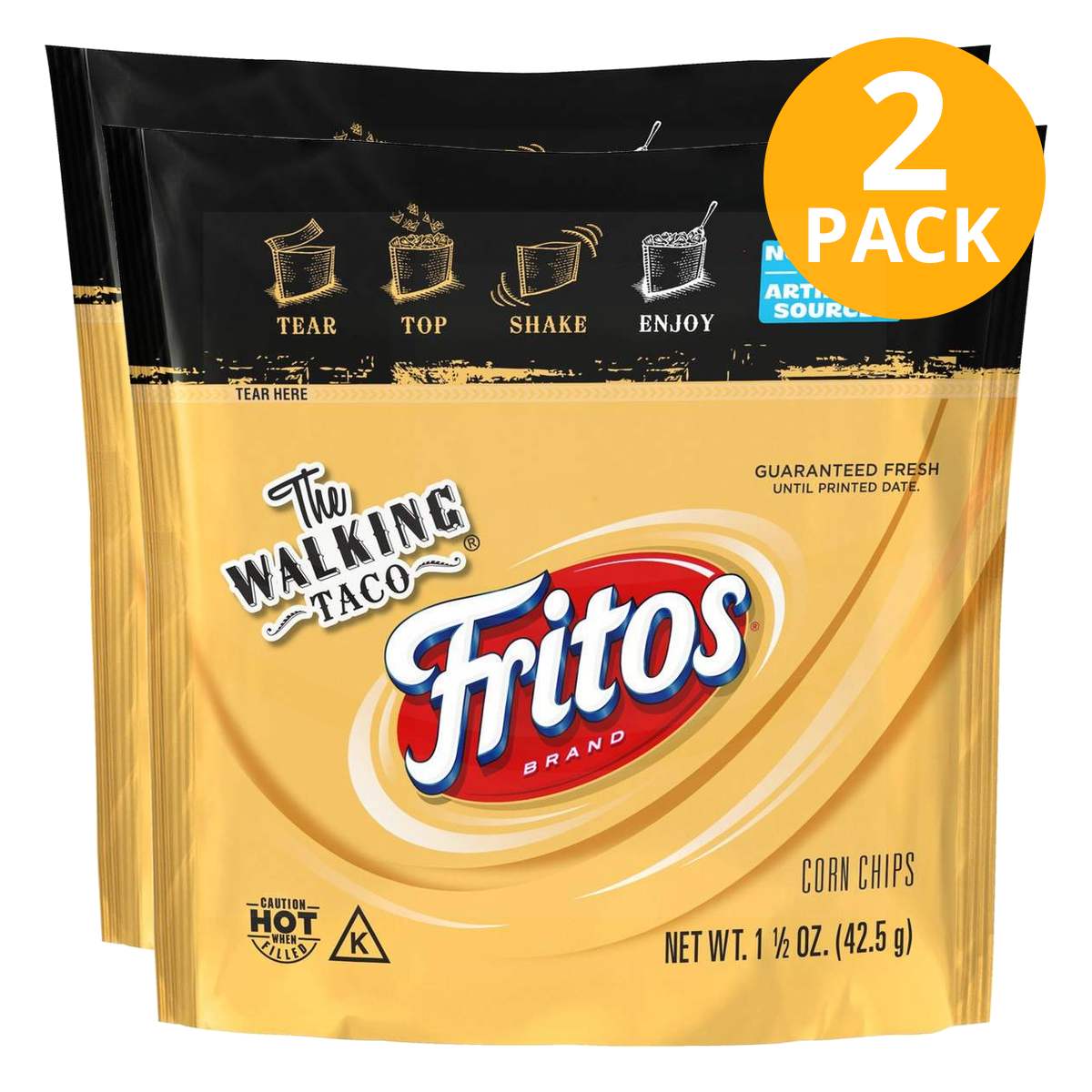 Fritos, Walking Taco Original, 1 Fritos, Walking Taco Original, 1.5 OZ (Pack de 2)