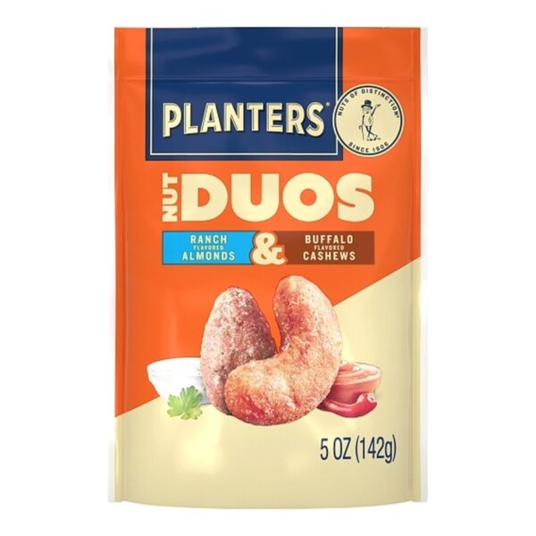 Planters Nut Duos Buffalo Cashews and Ranch Almonds, 5 OZ