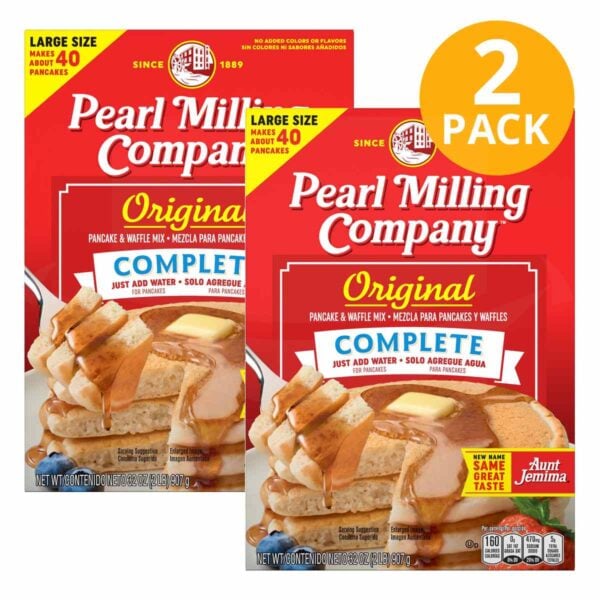 Pearl Milling Company Original Pancake & Waffle Mix Complete, 32 OZ (Pack de 2)