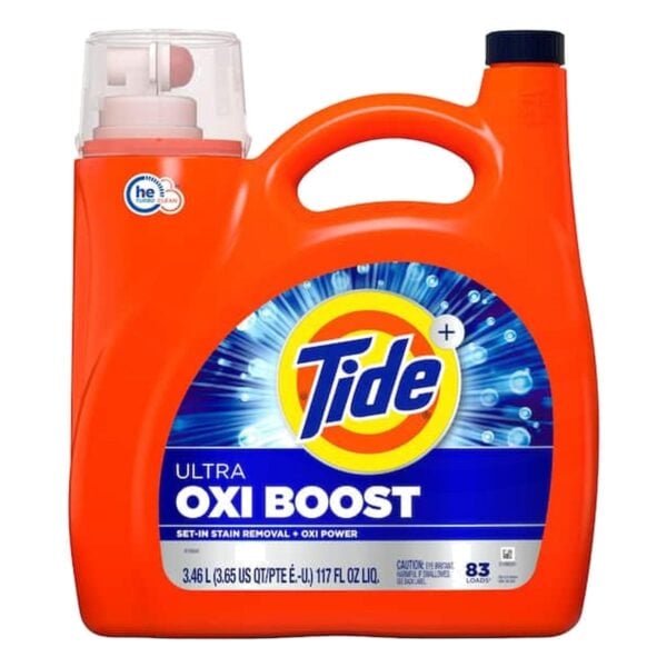 Tide Ultra Oxi Boost, Detergente Líquido, 117 OZ