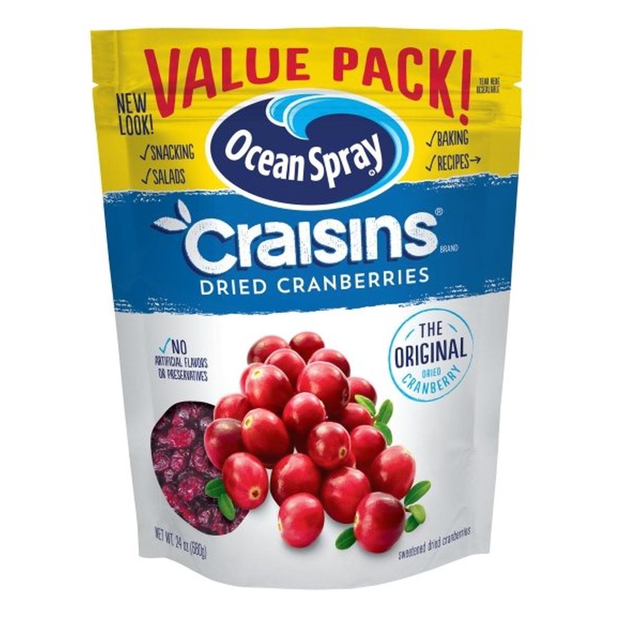 Ocean Spray Craisins Original, 24 OZ 1 Ocean Spray Craisins Original, 24 OZ