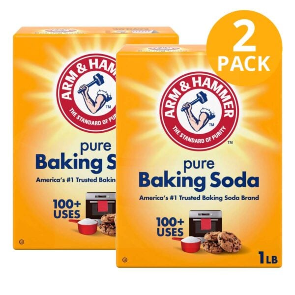 Arm & Hammer Bicarbonato de Sodio Puro, 16 OZ (Pack de 2)