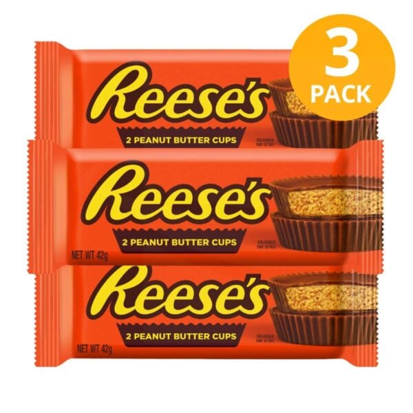 Reese's Peanut Butter Cups, 42 gr (Pack de 3)