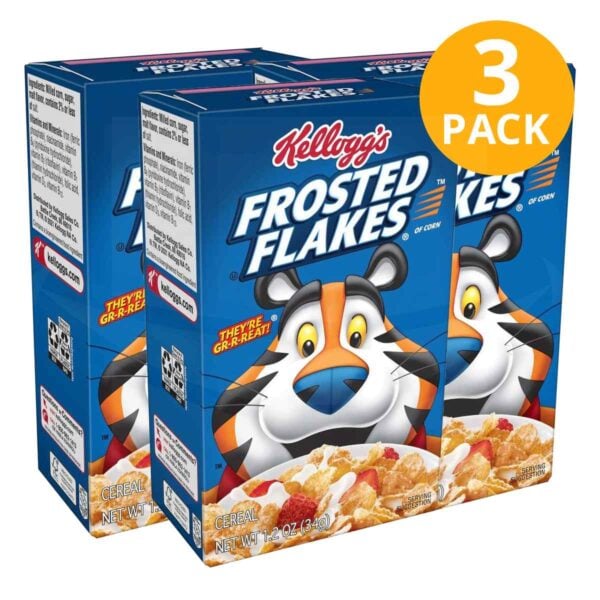 Kellogg's, Frosted Flakes, Mini Cajitas, 1.2 OZ (Pack de 3)