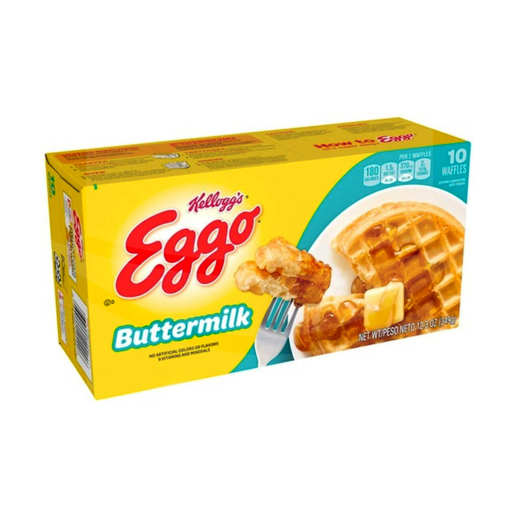 Kellogg's Waffles Eggo Buttermilk, 10 Unidades Superunico El
