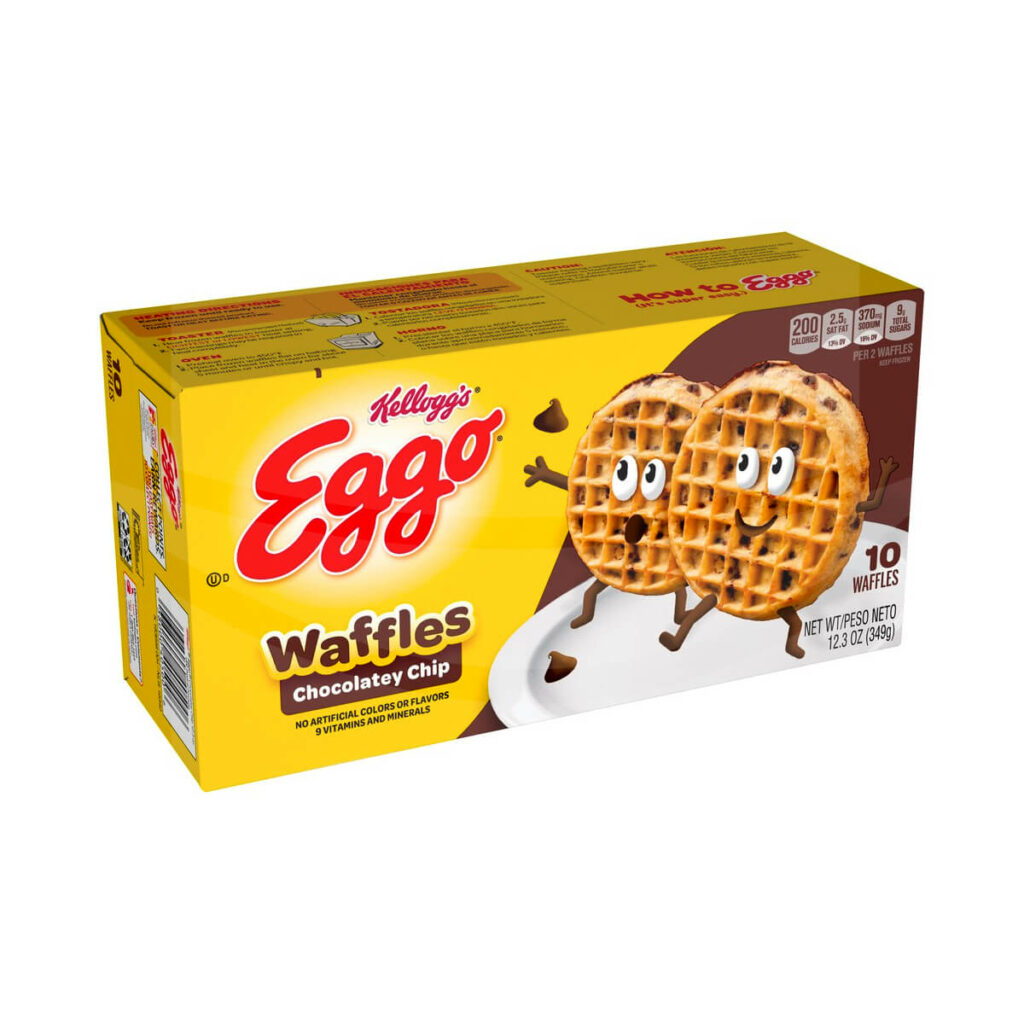 Kellogg's Waffles Eggo Chocolatey Chip, 10 Unidades Superunico El