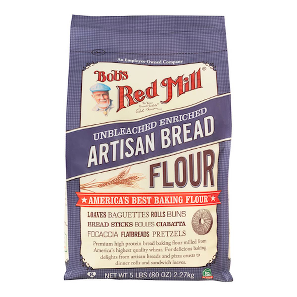 Bob's Red Mill Artisan Bread Flour, 5 lb 1 Bob's Red Mill Artisan Bread Flour, 5 lb