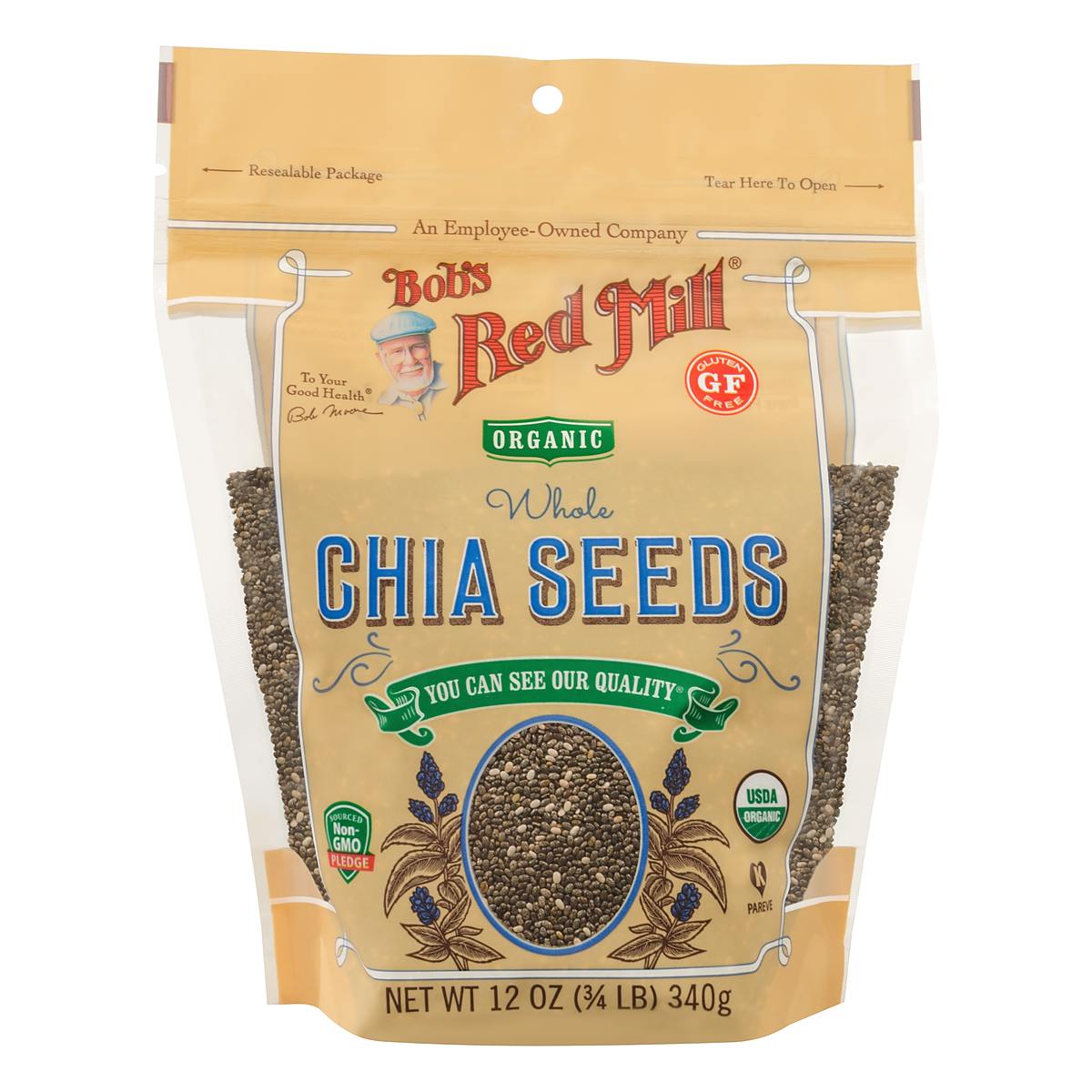 Bob's Red Mill Organic Chia Seeds, 12 OZ 1 Bob's Red Mill Organic Chia Seeds, 12 OZ