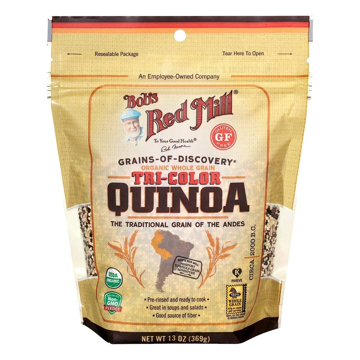 Bob's Red Mill Organic Tri-Color Quinoa, 13 OZ 1 Bob's Red Mill Organic Tri-Color Quinoa, 13 OZ