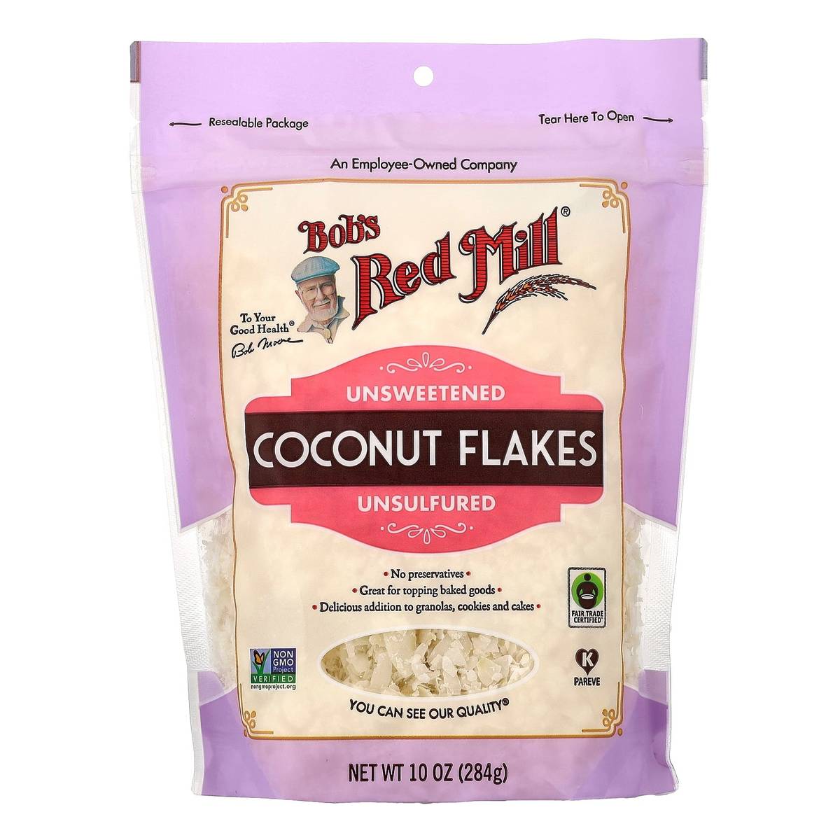 Bob's Red Mill Kosher Coconut Flakes, 10 OZ 1 Bob's Red Mill Kosher Coconut Flakes, 10 OZ