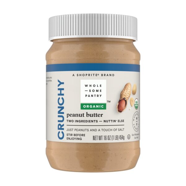 Wholesome Pantry Organic Peanut Butter Chunky, 16 OZ