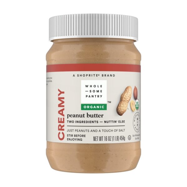 Wholesome Pantry Organic Peanut Butter Creamy, 16 OZ
