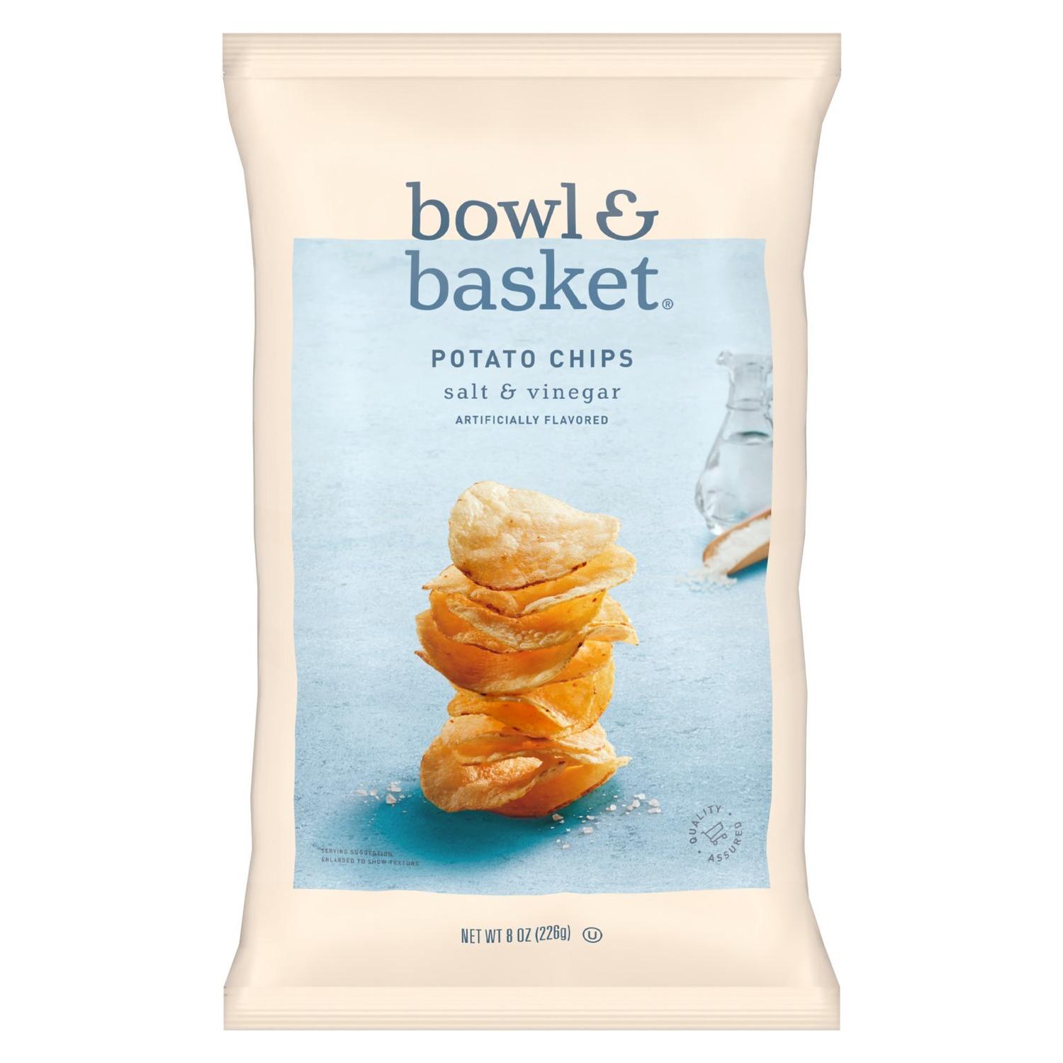 Bowl & Basket Chips Sal y Vinagre, 8 OZ