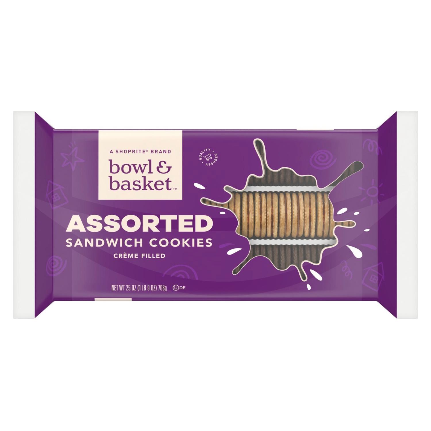 Bowl & Basket Cookies / Galletas Surtidas con Crema, 25 OZ 1 Bowl & Basket Cookies / Galletas Surtidas con Crema, 25 OZ