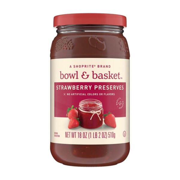 Bowl & Basket Strawberry Preserves, 18 OZ