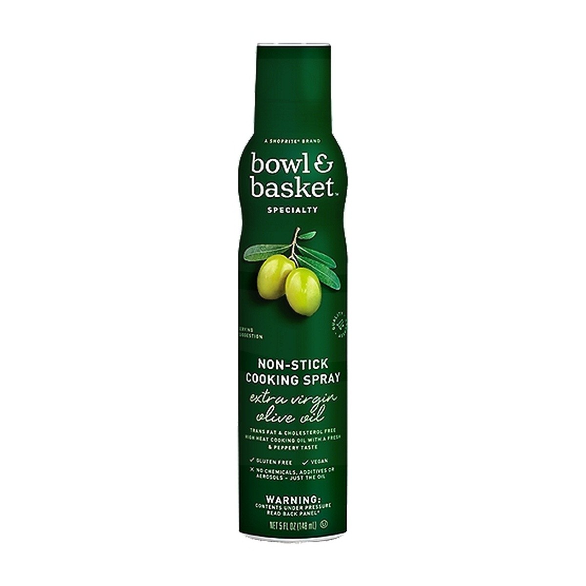 Bowl & Basket Specialty Non-Stick Extra Virgin Olive Oil Cooking Spray, 5 OZ