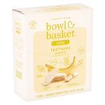 Bowl & Basket Teethers / Galletas para Bebé Banana, 1.76 OZ