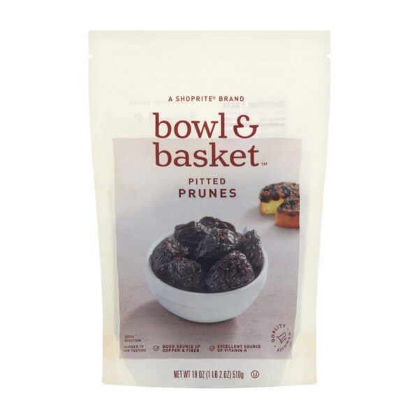 Bowl & Basket Pitted Prunes, 18 OZ