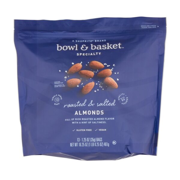 Bowl & Basket Specialty Roasted Salted Almonds, 16.25 OZ