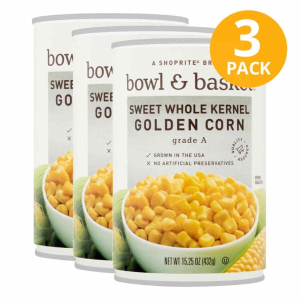 Bowl & Basket Maíz en Grano, 15.25 OZ (Pack de 3)
