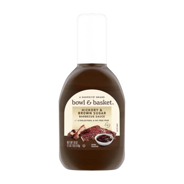 Bowl & Basket Hickory Brown Sugar BBQ Sauce, 18 OZ