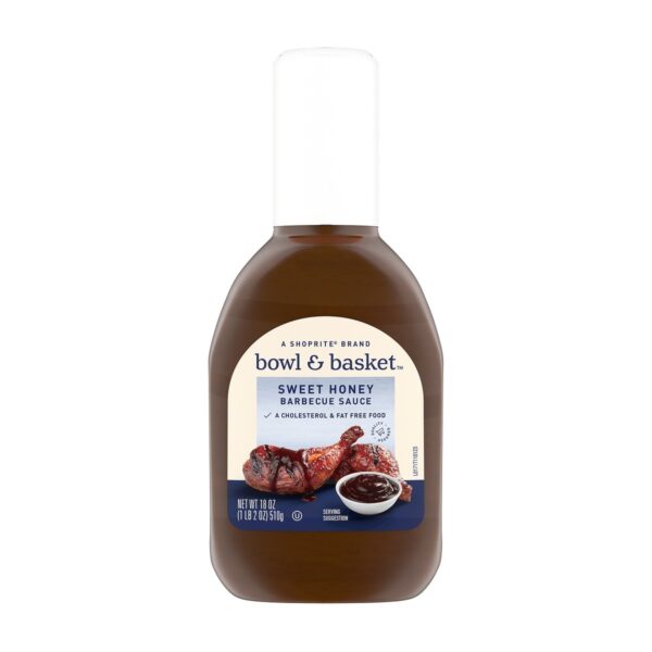 Bowl & Basket Honey BBQ Sauce, 18 OZ