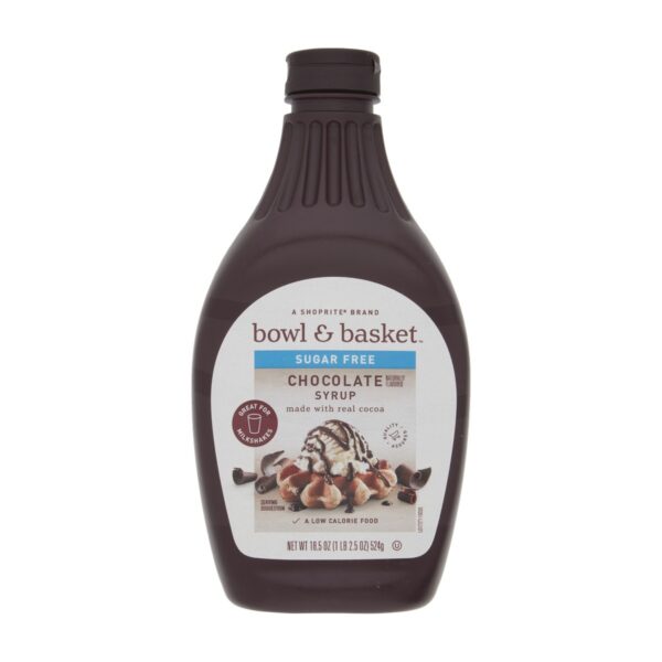 Bowl & Basket Sugar Free Chocolate Syrup, 18.5 OZ