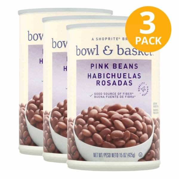 Bowl & Basket Frijoles Rosados, 15 OZ (Pack de 3)
